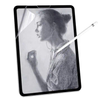 Matte Drawing Screen Protector Like Film For Apple iPad Pro 12.9 2021 11 Inch 2020 2018 11" 12.9" Writing Painting Soft PET Film