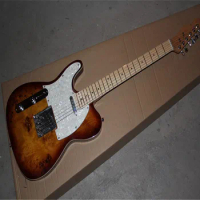 Top Quality Maple fingerboard left handed Sunburst electric guitar hot item top quality