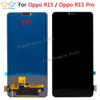 100% Tested for OPPO R15 LCD Touch Screen Digitizer Spare Parts replacement + TOOLS for Oppo R15 Pro lcd display