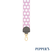 PEPPER S DOT 圓點編織背帶 - 薰衣草紫