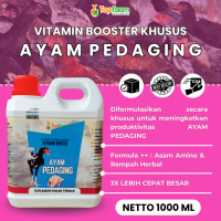 Penggemuk Ayam Pedaging / Suplemen Booster Ayam / Vitamin Penafsu Makan Ayam / Booster Penggemuk Aya