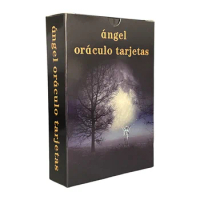 Oracle Deck in Spanish with Paper Guide Book Tarot Cards for Beginners Runes Divination Prophet Tips Angels