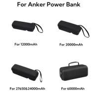 EVA Protective Carry Case For Anker Power Bank 12000mAh/20000mAh/27650mAh/24000mAh/60000mAh Portable Power Bank Storage Bag
