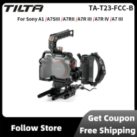 TILTA TA-T23-FCC-B for Sony a1 a7S III a7R III a7R IV a7 III Full Camera Cage Kit Protective Armor / Quick Release Top Handle