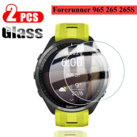 2PCS Tempered Glass Watch For Garmin Forerunner 965 265 s 265s SmartWatch Screen Protector Film For Forerunner 965 265 265S