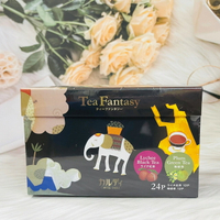 TeaFantasy 水果風味經典系列～荔枝紅茶/梅子綠茶（2gx24入)｜全店$199免運