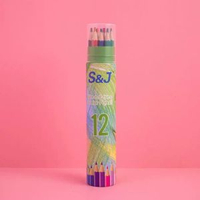 油性彩色鉛筆套裝12色學生繪畫18色24色36色鉛筆塗色桶裝彩鉛