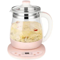 220V 1.6L Household Electric Health Preserving Pot Dessert Tea Porridge Stewing Cooking Machine Glass Kettle Multi Cooker