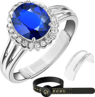 Ring Sizer Adjuster for Loose Rings 16 Pack 8 Sizes Ring Size Adjuster Invisible Ring Guards for Wom