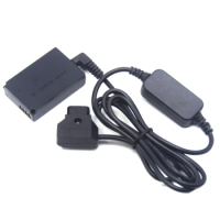12-24V Step-Down Cable To D-TAP Dtap ACK-E12+DR-E12 LP-E12 Dummy Battery For Canon EOS M M2 M10 M50 M100 M200