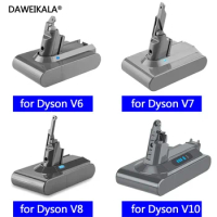 2024NewV6 V7 V8 V10 Battery Series SV12 DC62 SV11 SV10 Handheld Vacuum Cleaner Spare Replacement Battery for Dyson