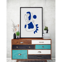 [COD] [Tiktok]Product canvas print picture with frame painting wall pictures home decor PVC frame