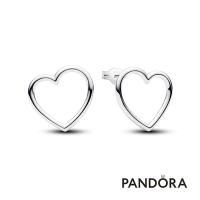 【Pandora官方直營】鏤空愛心耳環