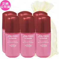 SHISEIDO 資生堂 紅妍山茶花修護精華(10ml)*6旅行袋組(公司貨)