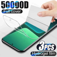 3PCS Full Cover Screen Protector For Motorola Moto G14 Hydrogel Film For Motorola Moto G14 6.5 inch Phone Protective Film