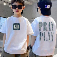 [[COD LOCAL STOCK]]Elegant Casual Wear For Kids Pure Cotton Comfortable and Breathable Tops Tshirt B