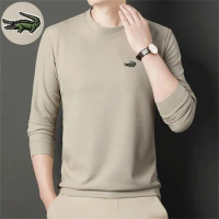 Embroidery CARTELO 2024 Fashion Men's Clothing High Quality Long Sleeve T-shirt Spring Autumn Cotton Men Polo Shirt Tops M-4XL