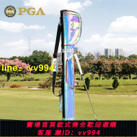 【小新高爾夫】美國PGA 高爾夫球包男女槍包炫彩槍袋輕量便攜式球桿包 可裝67支