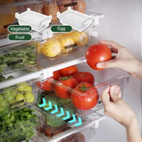 超值組合【Reddot 紅點生活】空間大利用冰箱抽屜收納盒(新款PET材質)蔬果盒+雞蛋盒