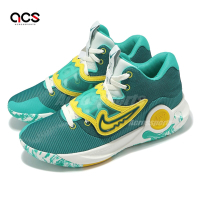 Nike 籃球鞋 KD Trey 5 X EP 男鞋 綠 黃 魔鬼氈 氣墊 Durant  DJ7554-300