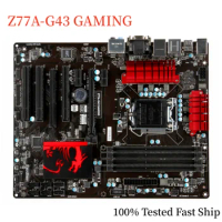 For MSI Z77A-G43 GAMING Motherboard Z77 32GB LGA 1155 DDR3 ATX Mainboard 100% Tested Fast Ship