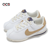 Nike 童鞋 Cortez Easyon PS 中童 白 奶茶色 阿甘鞋 親子鞋 魔鬼氈 休閒鞋 DM0951-109