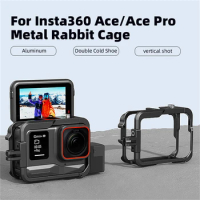 Rabbit Cage for Insta360 GO 3 Protective Frame Case Camera Cage for Insta360 GO 3 Magnetic Quick Release Mount Accessories