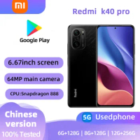 xiaomi redmi k40 pro 5G Android 5G 6.67 inch RAM 12GB ROM 256GB Qualcomm Snapdragon 888 used phone