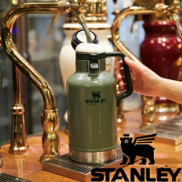 【Stanley】STANLEY 經典系列 不鏽鋼啤酒壺 64OZ 消光黑 古銅金 錘紋綠 10-01941(10-01941)