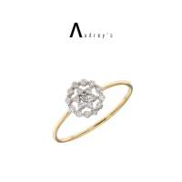 Audrey's 18K Yellow Gold Diamond Dress Ring