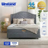 Uniland Springbed Rivera Emira Plushtop Full Set 120 x 200 Rosegold
