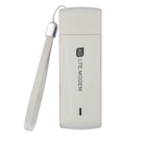 Wireless 4G Portable Hotspot Fdd Lte Mobile Wifi Usb Modem Router 100Mbps 4G Lte Wifi Dongle Network Card（White）