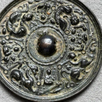 Bronze Mirror of Tang Dynasty and Han Dynasty Bronze Mirror Craft is Exquisite and Rich (Four Dragons)