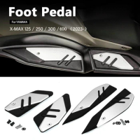 Motorcycle Footrest Pad Footboard Step Footpad Pedal Plate For Yamaha X Max XMax 125 150 300 400 XMax125 XMax150 XMax300 XMax400