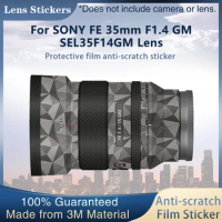 SEL35F14GM Camera Lens Sticker Coat Wrap Protective Film Body Decal Skin For Sony FE 35 F1.4 35mm 1.4 GM FE35mm F1.4GM lens