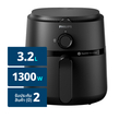 ฟิลิปส์ หม้อทอดไร้น้ำมัน NA110|00 3.2 ลิตร สีดำ