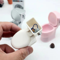 Đồ chơi mô hình Âm thanh Đỏ bừng Nhà vệ sinh nhà búp bê Đạo cụ cảnh Nội thất phòng tắm Nhà vệ sinh x