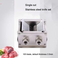 Stainless Meat Cutting Slicer 1 Set Blade Stainless Steel Meat Slicer Knife Set For KitchenPork Stalls