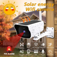 1080P Wireless WiFi Solar Camera Outdoor Security Protection Surveillance CCTV Video Monitor Smart Home PIR Motion Detection Cam