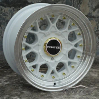 1PCS 15 17 inch 4x100 4x114.3 PCD ET10 CB73.1 rims car wheel hub aluminum alloy explosive steel rim for Fit Santana Jetta Sail