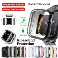Watch case for Apple watch 8 7 6 5 4 SE 45mm 41mm 44mm 40mm All-round protection replacement shell for iwatch 3 42mm 38mm case
