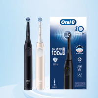 【德國百靈Oral-B-】iO2 溫和護齦電動牙刷-適用敏感牙齒-霧黑/玫瑰粉