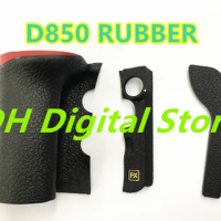 New For Nikon D850 Body Rubber A Set of 3PCS Grip+left side FX +thumb rubber cover repair parts