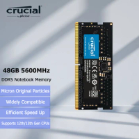Crucial RAM 16GB 32GB DDR5 4800MHz ( or 5600MT/s) CL40 Laptop Memory CT32G48C40S5 SO-DIMM Memory Laptop Memory