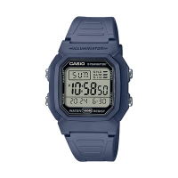 CASIO 卡西歐 實用滿分經典電子數字腕錶-藍(W-800H-2)