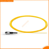 50/100PCS 1/1.5/2 Meter ST UPC Optical Fiber Cable Pigtail SX Core 9/125 SM Fiber Optic Pigtail 0.9mm LSZH Yellow