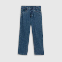 TOP Quần jean nam ROWAY, vải denim cotton, form suông |   Jean xanh đậm