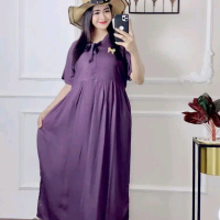 Daster wanita polos Lengan pendek