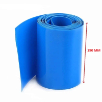 Màng Co Nhiệt PVC Cách Điện Bọc Cell Pin 18650 21700 32650 bản 120mm đền 250mm dài 1m
