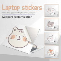 DIY Animal Cover Laptop Stickers Notebook Skins Vinyl Sticker Cartoon Decal 11.6"12"13.3"14"15.6"17" for Acer/Lenovo/HP/Macbook